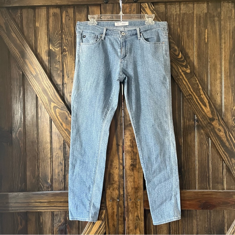 AG + Liberty Art Fabrics Skinny Ankle Light Wash Jeans size‎ 30